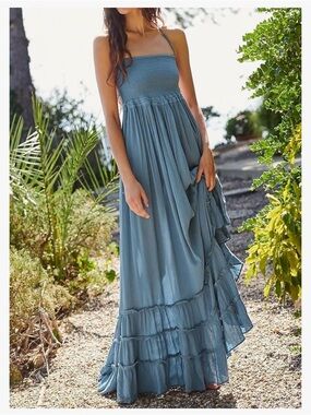 R.vivimos Backless Maxi Dress